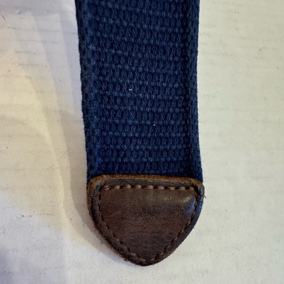 Fossil Utility Gear Belt with Leather Trim Blue Casual Men's 32 - Picture 15 of 15